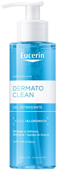 Eucerin DermatoClean [Hyaluron] Gel Detergente Viso 200 ml