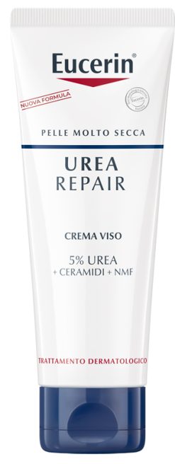Eucerin Crema Viso Levigante 5% Urea Pelle Secca e Molto Secca 50 ml
