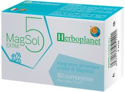 MagSol 5 Extra Magnesio Integratore Stanchezza e Stress Energia 60 Compresse