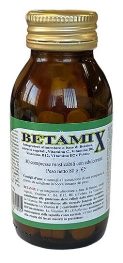 Betamix Integratore Omocisteina e Vitamine 80 compresse masticabili