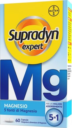 Supradyn Expert Mg Magnesio Stanchezza e Crampi Muscolari 60 Capsule