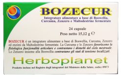 Bozecur boswellia curcuma zenzero supporto articolazioni e tensioni localizzate 24 capsule
