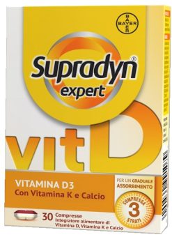 Supradyn Expert Vit D Ossa Sistema Immunitario e Calcio 30 Compresse