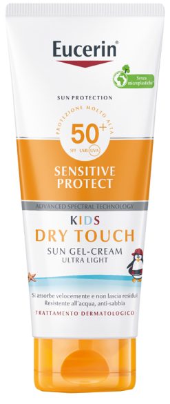Eucerin Sun Protect Kids Dry Touch Gel Crema Ultra Leggera Spf 50+ 200 ml
