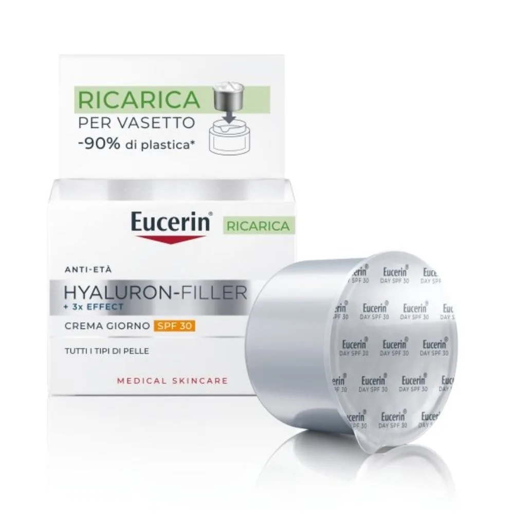 Eucerin Hyaluron-Filler Crema Giorno Spf 30 Anti Età Ricarica 50 ml - Eucerin Hyaluron-Filler Crema Giorno Spf 30 Anti Età Ricarica 50 ml