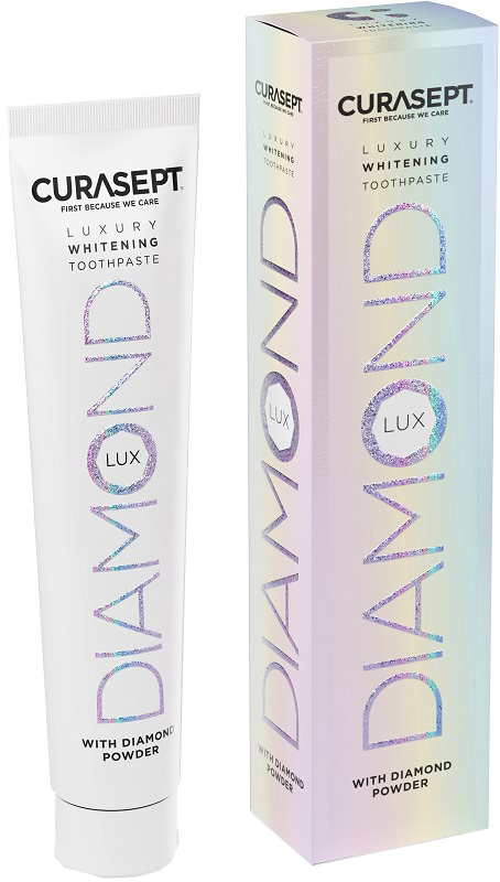 Curasept Diamond Luxury Whitening Dentifricio Sbiancante 75 ml - Curasept Diamond Luxury Whitening Dentifricio Sbiancante 75 ml