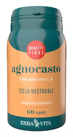 Agnocasto Integratore per Benessere del Ciclo Mestruale con Estratto di Vitex Agnus-Castus 60 Capsule