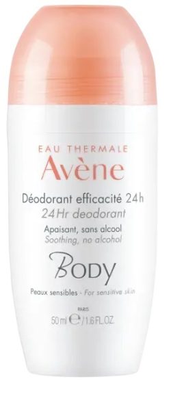 Avène Body Deodorante Roll-On 24 Ore per Pelle Sensibile 50 ml