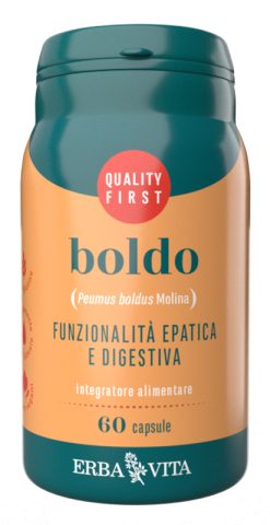 Boldo Integratore per Fegato e Digestione con Estratto di Boldo e Boldina 60 Capsule