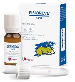 Fisioreve Fast Melatonina Liposomiale Liquida 20 ml Integratore per Favorire l'Addormentamento
