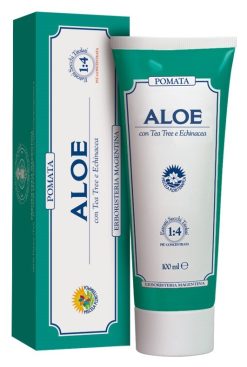 Aloe Pomata con Tea Tree ed Echinacea Lenitiva e Protettiva 100 ml