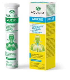 Aquilea Tuss Compresse Effervescenti con N-Acetilcisteina Bromelina e Vitamina C 15 Compresse