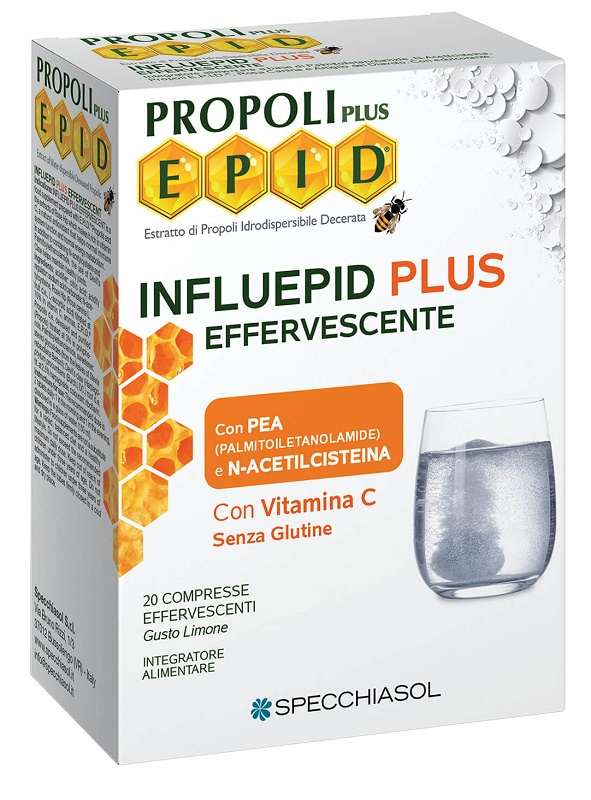 Propoli Plus Epid Influepid Plus Effervescente con Propoli E.P.I.D. Vitamina C e N-Acetilcisteina 20 Compresse Effervescenti - Propoli Plus Epid Influepid Plus Effervescente con Propoli E.P.I.D. Vitamina C e N-Acetilcisteina 20 Compresse Effervescenti