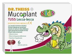 Dr. Theiss Mucoplant Kids Tuss Lecca-Lecca per Tosse e Gola Irritata 6 Pezzi