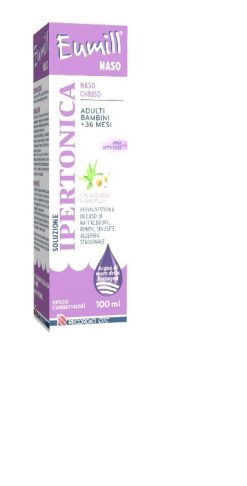 Eumill Naso Soluzione Ipertonica Naso Chiuso Adulti e Bambini 100 ml