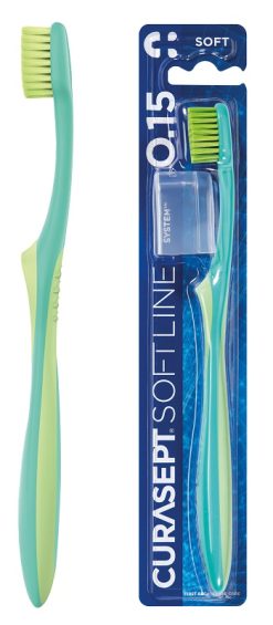Curasept Softline Soft 0,15 Spazzolino Ultra Morbido per Gengive Sensibili