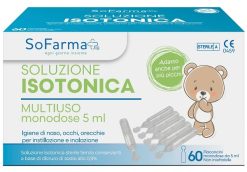 Soluzione Fisiologica Isotonica Sterile 0,9% Multiuso 60 Flaconcini da 5 ml