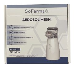 SoFarma Più Aerosol Mesh Portatile Silenzioso per Terapie Respiratorie