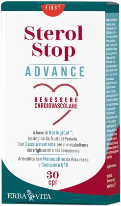 Sterol Stop Advance Integratore con Riso Rosso Berberina e Coenzima Q10 30 Compresse