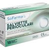 Salviette Perioculari Sterili Detergenti e Igienizzanti Zona Oculare 18 Pezzi