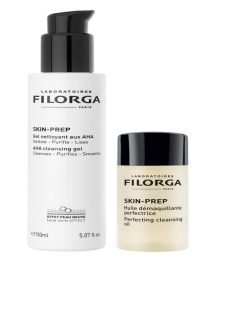 Filorga Gel Nettoyante e Mini Huile Démaquillante Duo Detergente Purificante e Struccante Viso