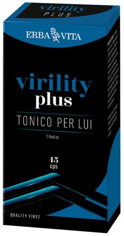 Virility Plus Tonico per Lui Integratore con Maca Muira Puama Tribulus e Zinco 45 Capsule