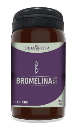 Bromelina 500 Integratore con Bromelina da Ananas Gastroresistente 30 Capsule