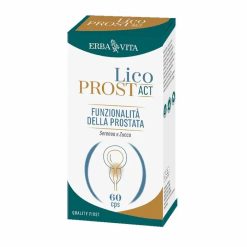 Erba Vita LicoProst Act Integratore per Benessere della Prostata e Vie Urinarie 60 Capsule