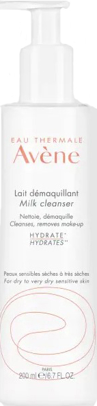 Avène Milk Cleanser Latte Detergente Struccante per Pelle Sensibile Secca 200 ml - Avène Milk Cleanser Latte Detergente Struccante per Pelle Sensibile Secca 200 ml