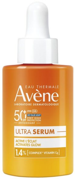 Avène Ultra Siero Attiva La Luminosità SPF50+ Protezione Solare Viso e Collo 30 ml