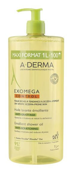 A-Derma Exomega Control Olio Lavante Emolliente Antiprurito 1000 ml