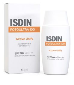 ISDIN FotoUltra 100 Active SPF50+ Fotoprotezione Viso Anti Macchie e Iperpigmentazioni 50 ml