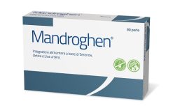 Mandroghen Integratore con Serenoa, Ortica e Uva Ursina per Prostata e Vie Urinarie 30 Perle