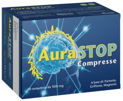 AuraSTOP Compresse Integratore con Partenio, Griffonia e Magnesio 60 Compresse