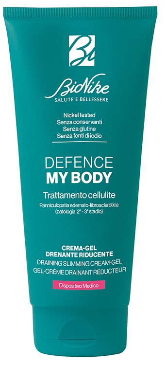 BioNike Defence My Body Trattamento Cellulite Crema Gel Drenante Freddo Caldo 75 ml - BioNike Defence My Body Trattamento Cellulite Crema Gel Drenante Freddo Caldo 75 ml