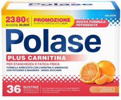 Polase Plus Carnitina Integratore Magnesio Potassio e L-Carnitina 36 Bustine Confezione Promo