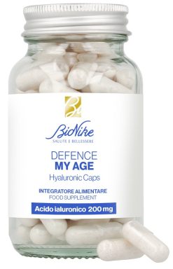 BioNike Defence My Age Hyaluronic Caps Integratore Acido Ialuronico e Vitamina C 60 Capsule