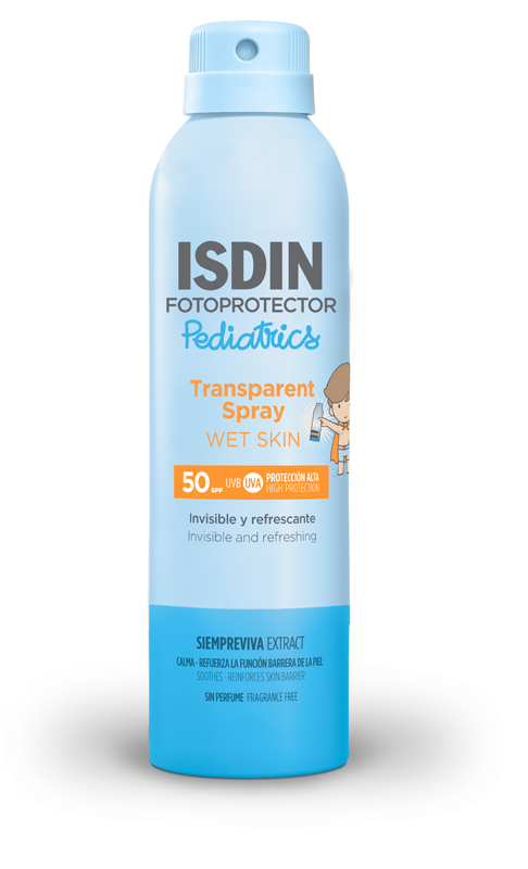 ISDIN Transparent Spray Pediatrics SPF50 Protezione Solare Bambini Spray Trasparente 250 ml - ISDIN Transparent Spray Pediatrics SPF50 Protezione Solare Bambini Spray Trasparente 250 ml