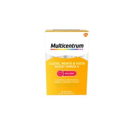Multicentrum Boost Omega 60 Capsule Integratore Omega 3 EPA DHA con Coenzima Q10