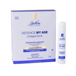 BioNike Defence My Age Collagen Drink Integratore Collagene Marino e Ceramidi 10 Flaconcini