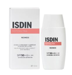 ISDIN FotoUltra Redness SPF50+ Fotoprotezione Viso per Pelle Sensibile e Arrossamenti 50 ml