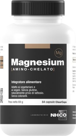 NHCO Magnesium Integratore di Magnesio per Sistema Nervoso e Riduzione della Stanchezza 84 Capsule