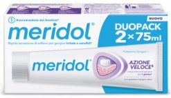 Meridol Dentifricio Azione Veloce Protezione Gengive e Carie Bipack 2 x 75 ml