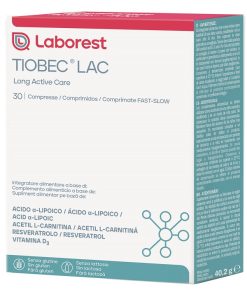 Laborest Tiobec LAC Integratore con Acido Alfa-Lipoico e Acetil L-Carnitina 30 Compresse