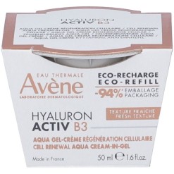 Avène Hyaluron Activ B3 Aqua Gel Crema Rigenerante Rimpolpante Ricarica 50 ml