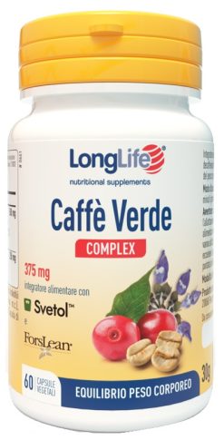 LongLife Caffè Verde Svetol con Coleus Forskohlii Integratore per Equilibrio del Peso 60 Capsule