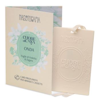 Nasoterapia Card Profumata Foglie di Violetta e Zagara per Armadi e Cassetti - Nasoterapia Card Profumata Foglie di Violetta e Zagara per Armadi e Cassetti
