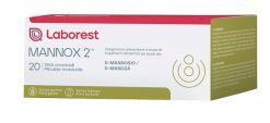 Mannox 2 D-Mannosio 2 g Integratore per Vie Urinarie 20 Stick Orosolubili
