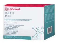 Tiobec Integratore con N-Acetilcisteina Glutatione e Vitamine 40 Bustine