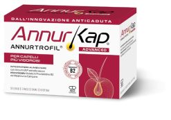 Annurkap Advanced Integratore per Capelli con Melannurca Biotina Zinco Selenio e Rame 90 Capsule